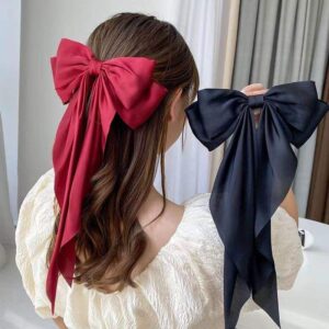 Long Tail Bows Clip