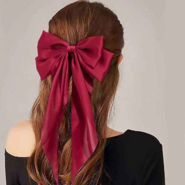 Long Tail Bows Clip
