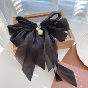 Elegant Lace Butterfly Hair Clip Bow