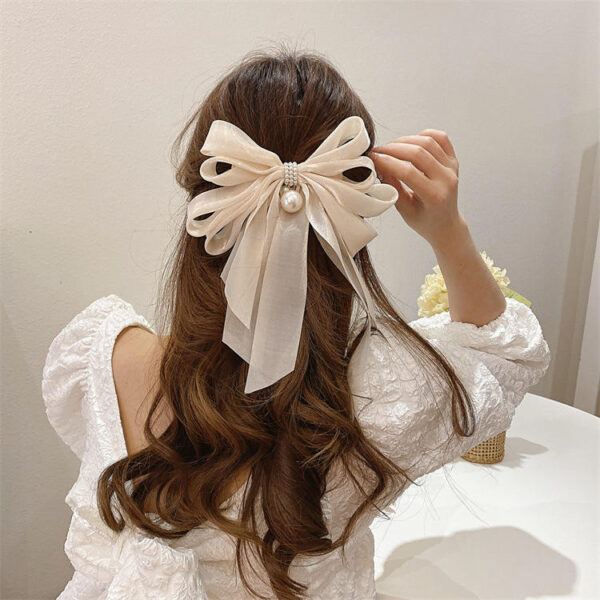 Elegant Lace Butterfly Hair Clip Bow