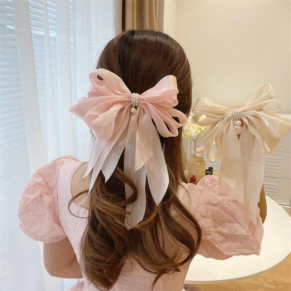 Elegant Lace Butterfly Hair Clip Bow