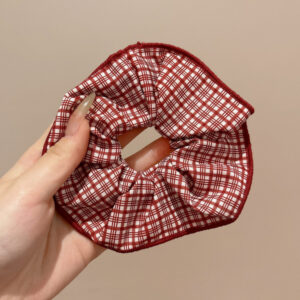 French Style Lace Large Intestine Hair Ring Women