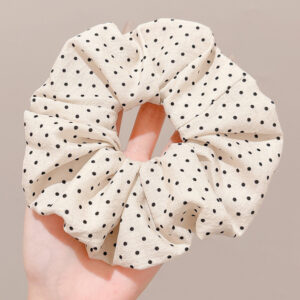 French Style Lace Large Intestine Hair Ring Women