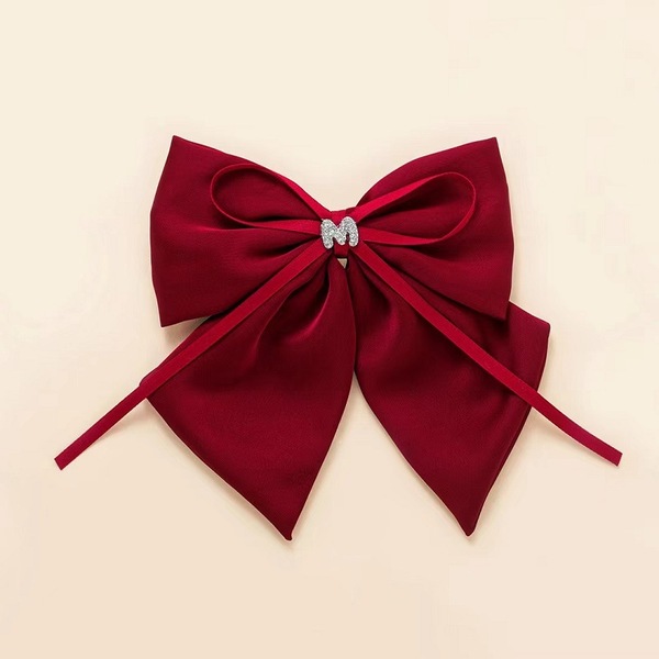 Silky Ribbon Hair Bows for Women